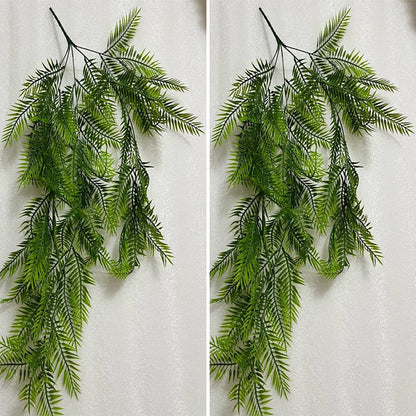 Green leaves hangings (set of 2)