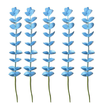 Light blue eucalyptus sticks (set of 5)