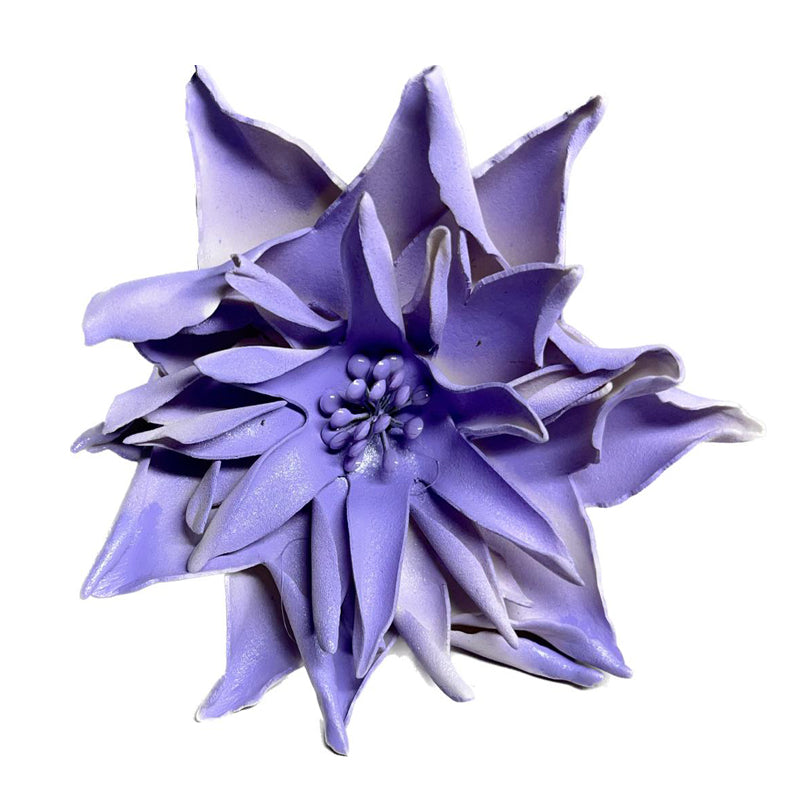 Purple dahlia flower (set of 2)