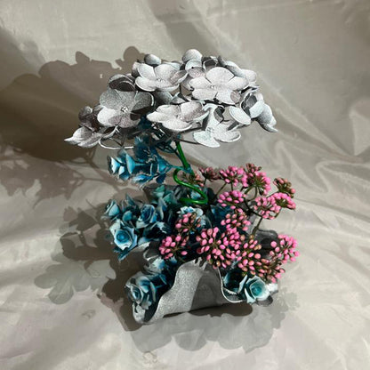 Silver flower bouquet