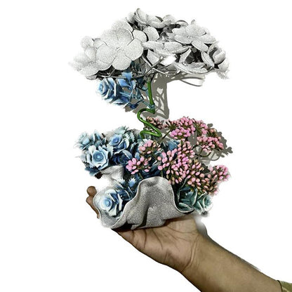 Silver flower bouquet