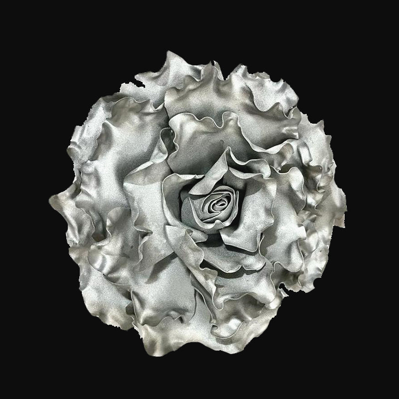 Silver Rose Flower